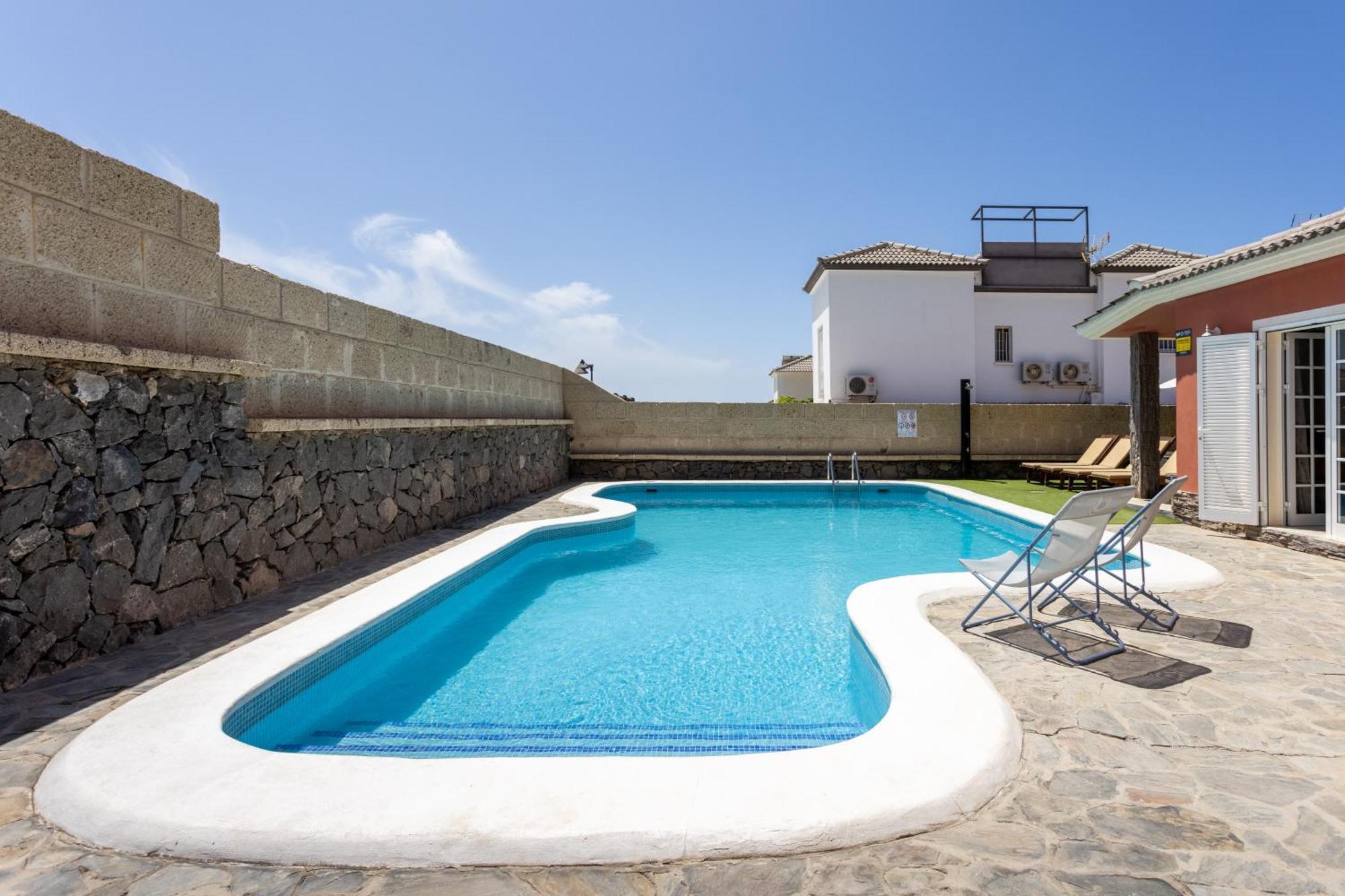 Villa Chloe Costa Adeje Tenerifesummervillas Giant Private Pool 11 Meters Long ภายนอก รูปภาพ