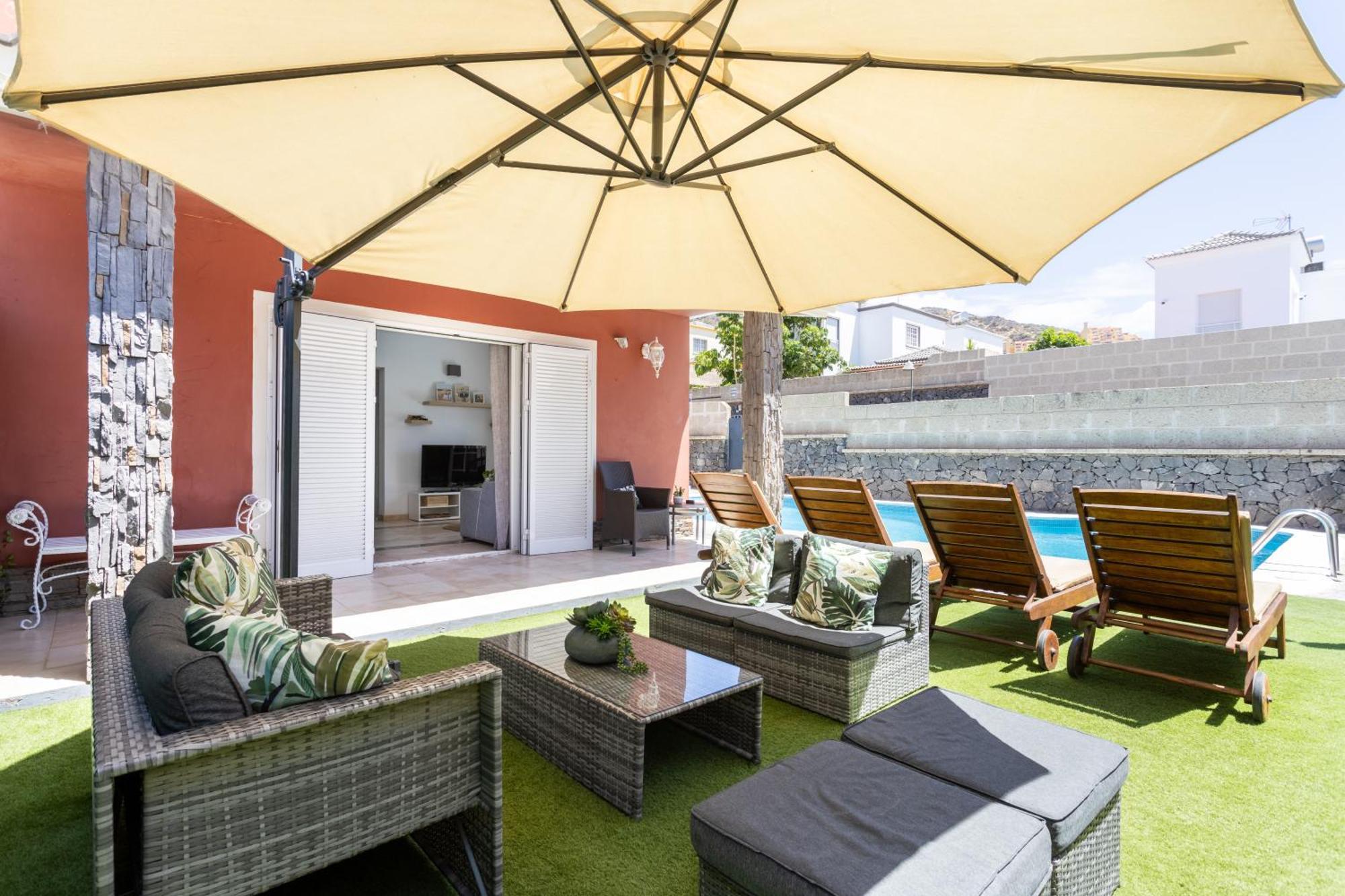 Villa Chloe Costa Adeje Tenerifesummervillas Giant Private Pool 11 Meters Long ภายนอก รูปภาพ